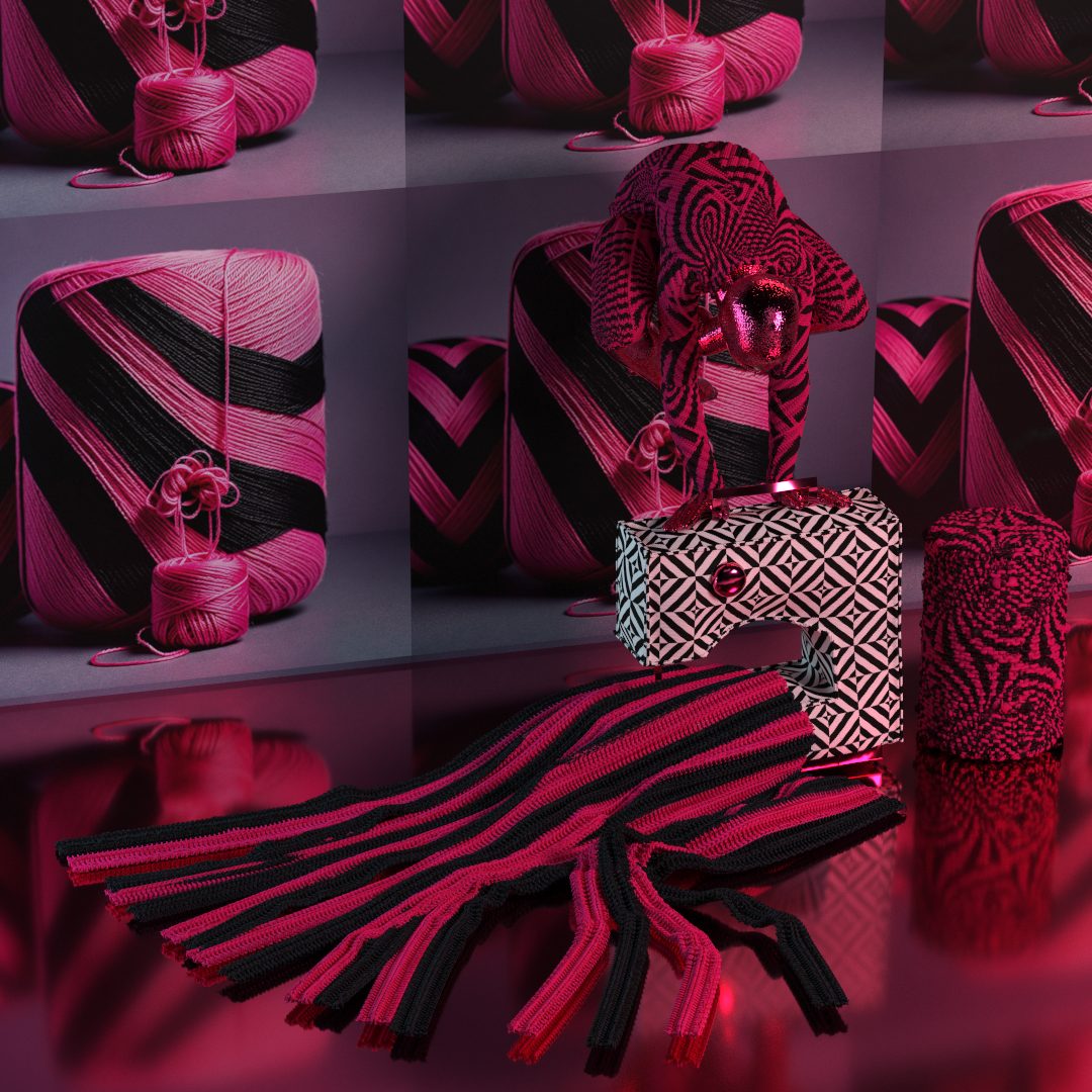 Yarn bombing — 3D work by Lina Khalil, image 5.