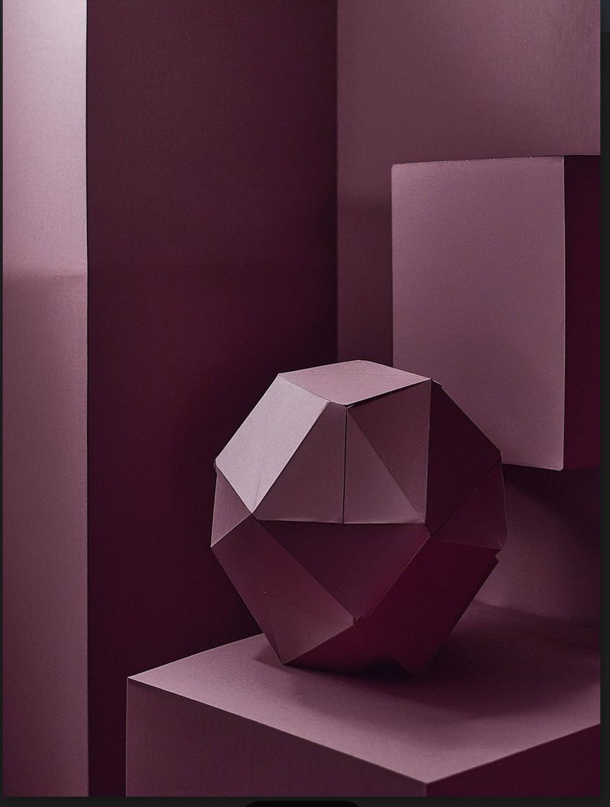 Origami Project — 3D work by Lina Khalil.