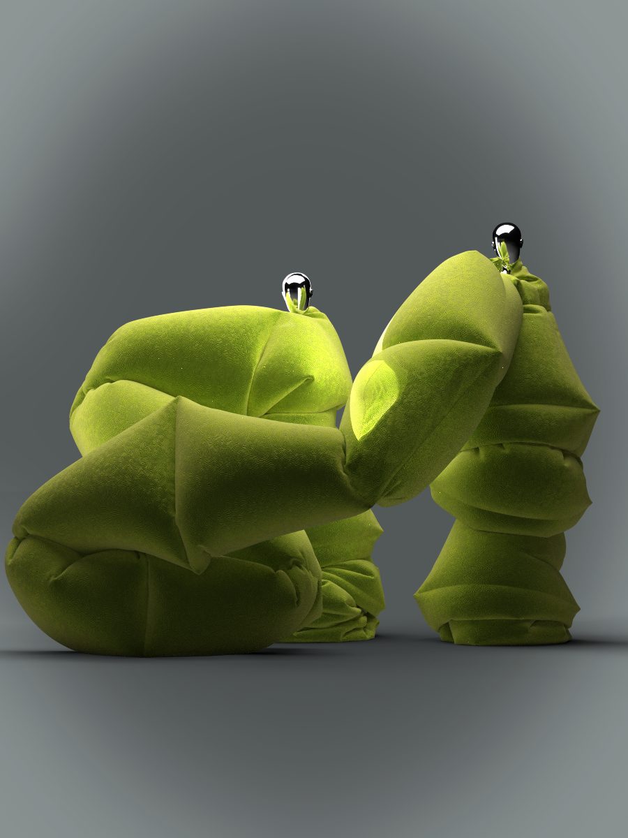 Shape of the future — 3D work by Lina Khalil, image 1.